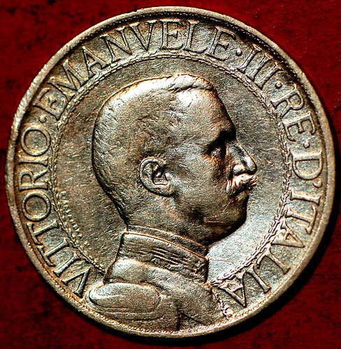 Italia lira 1908 argento - 1,