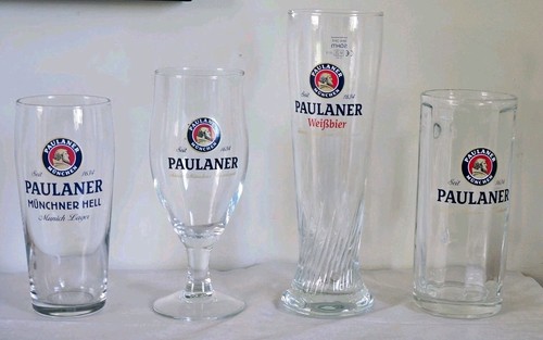 Paulaner beer glasses set - paulaner, 4