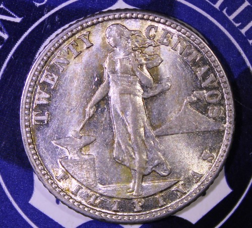 1944 filippine 20 centavos - d/s,