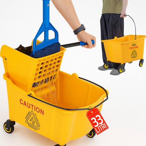 Carrello pulizie professionale - carrello,