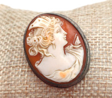 CAMMEO CIONDOLO/SPILLA D'EPOCA
