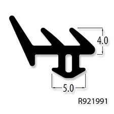 GUARNIZIONE VETRI ABETE NERO