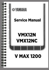 YAMAHA V MAX 1200 OFFICINA MANUALE RIPARAZIONE LIBRO DI SERVIZIO PIÙ ALTO SU ...
