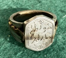 Anello timbro sigillo stemma - sigillo,