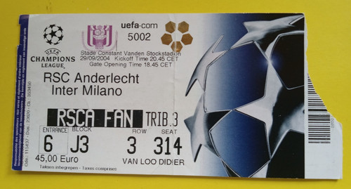 Orig biglietto champions - orig.,