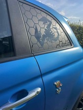 2x Stickers nid D'abeille Fiat