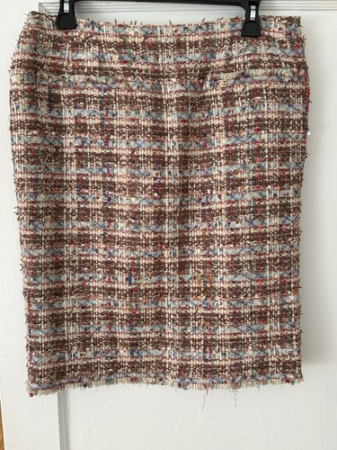Gonna chanel tweed taglia - in,