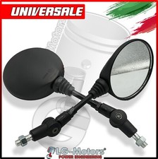  2 x M8 M10 Specchietti Retrovisori Specchi Pieghevoli Snodati per Moto Scooter