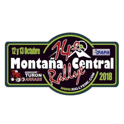 Adesivo placca rally montagna - adesivo,