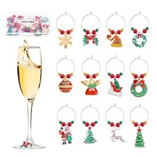 MELLIEX 12PCS Natale Charms in