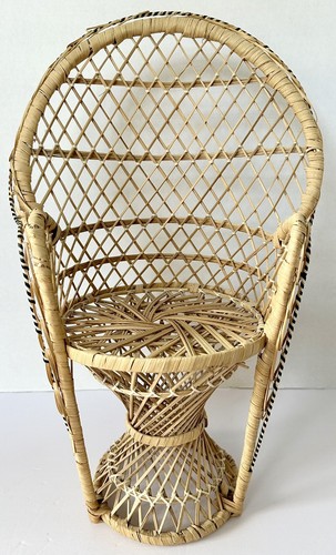 Sedia bambola vintage vimini - sedia,