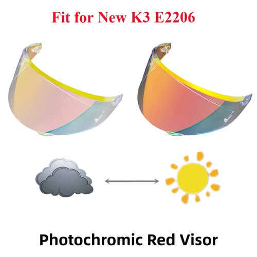 Lente visiera rossa