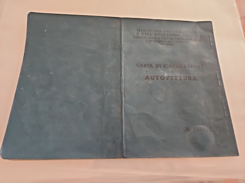 1970 carta circolazione per - di,