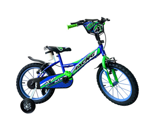Bicicletta bambini racing blu - bicicletta,