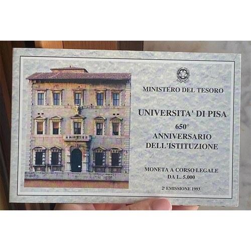 5000 lire 1993 - 5000, di