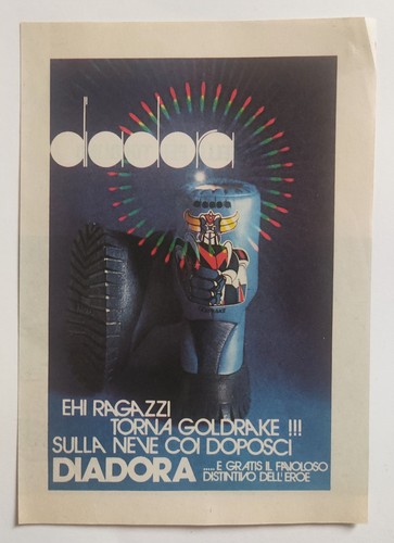 Pubblicita goldrake diadora - pubblicita',