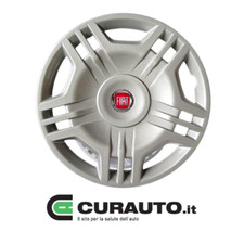 COPPA RUOTA RAGGIO 14" FIAT PANDA 2007> 2008> LOGO ROSSO