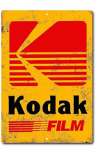 Insegna latta Kodak fotocamera rustica retrò negozio insegna metallo decorazione pellicola foto fotografia