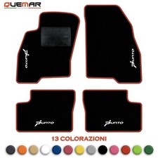 QUEMAR Kit Tappetini Auto per Fiat GRANDE PUNTO 2005-2018 Tappeti PERSONALIZZAT