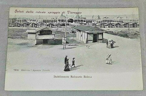 Antica cartolina viareggio - antica,