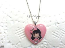 Collana resina ciondolo cuore