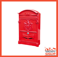 Cassetta Postale da Esterno Artistica per la Posta Vintage Antica Rosso