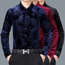 Camicia uomo lusso velluto - uomo,