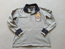 Polo Aeronautica Militare manica lunga ragazzo taglia 12 grigia