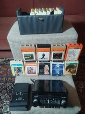 Voxson autoradio stereo 8 Cassette Borsa Convertitore Musicassette Epoca