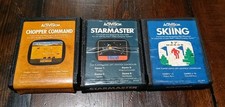Lotto cartucce videogiochi ATARI 2600 Chopper Command, Starmaster e Sci 1980-2