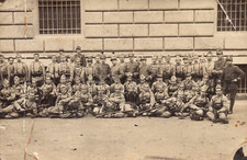 PRIMA GUERRA MONDIALE - FOTO DI GRUPPO MILITARI REGIO ESERCITO - 82 RGT FANTERIA