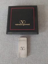 Accendino  Valentino Garavani Vintage Scatola Originale PL Argento 