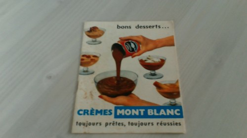 Brochure publicité ancienne - brochure,