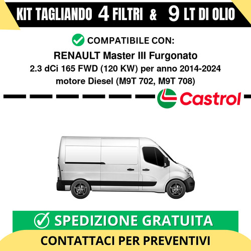 Tagliando per renault master - renault,