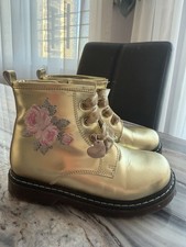 Stivali Monnalisa bambina oro