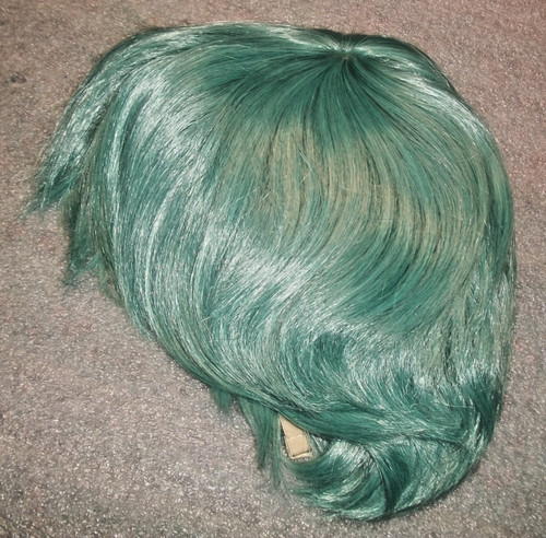Parrucca verde capelli miss - verde, u