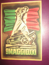 FRANCHIGIA MILITARE: FORZE ARMATE: 9 MAGGIO XXI -CARTIGLIO PICCOLO-NON VIAGGIATA