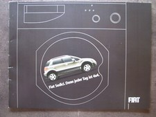 Fiat Sedici brochure brochure