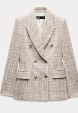 Giacca blazer doppiopetto Zara
