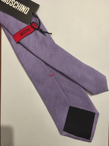 Moschino cravatta uomo - uomo, seta
