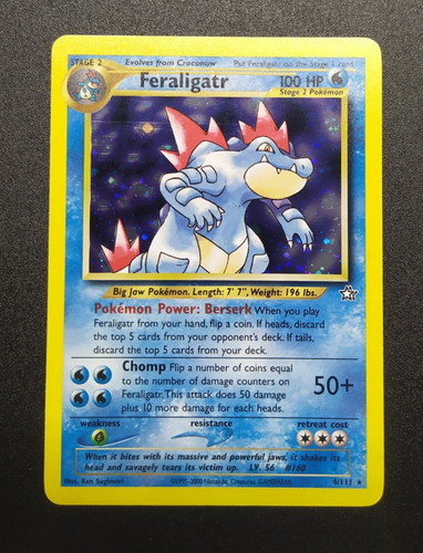 Feraligatr holo 111 neo - feraligatr,