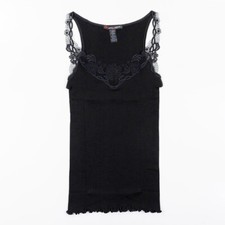 Top spalla Larga con pizzo