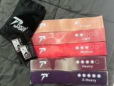 set 5 elastici fitness per allenamento