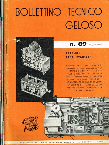 Bollettino tecnico geloso - tecnico,