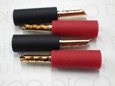 4 x connettori banana rame