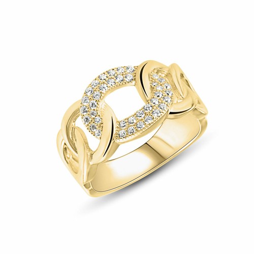 Anello catena donna argento - anello,