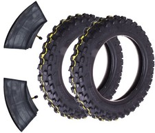 2 pneumatici cross + tubo 10 x