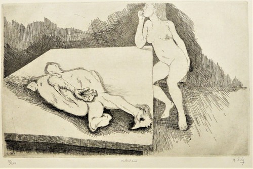 Acquaforte hans escher - acquaforte,