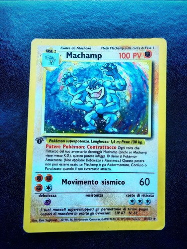 Machamp 102 holo - machamp,