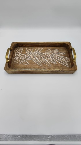 Foliage vassoio legno - foliage, in